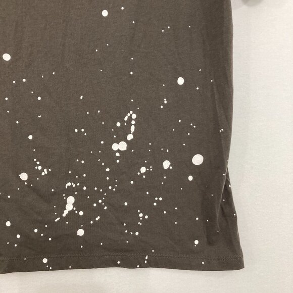 Chasor Anthropologie Small New York Graphic Brown Stretch Short Sleeve Tee - Picture 7 of 8